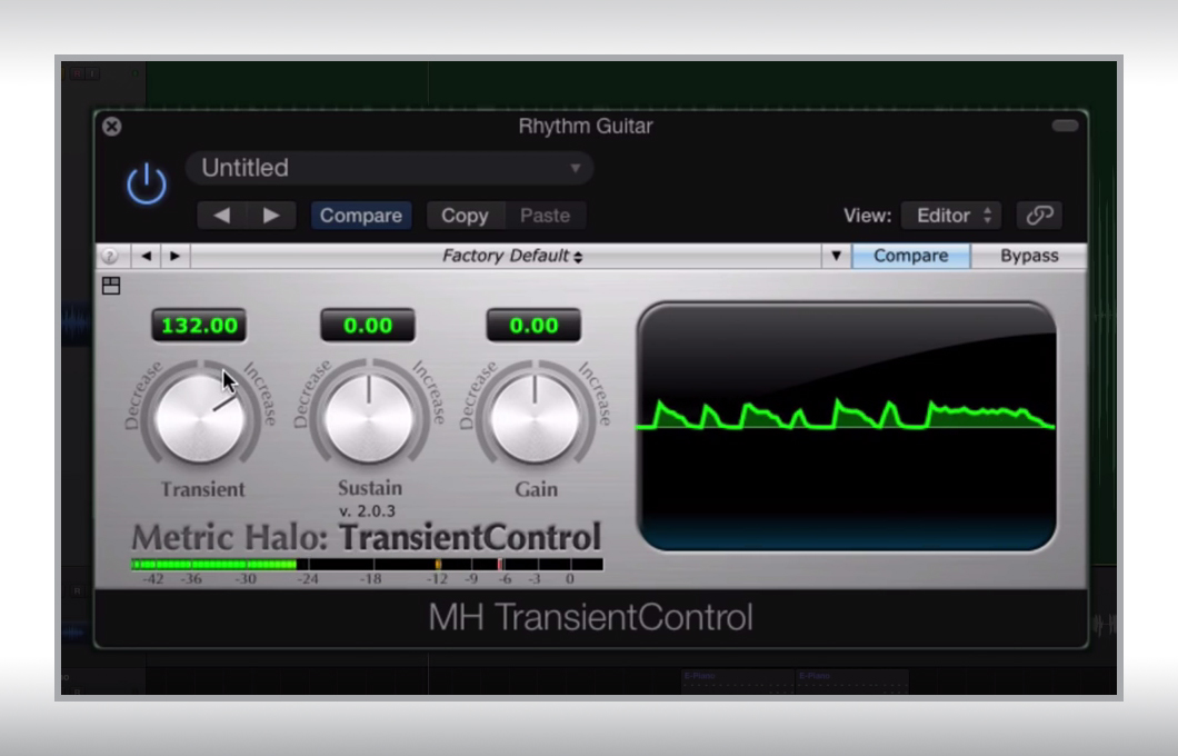 Metric Halo Transient Control